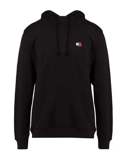 Tommy Jeans Man Sweatshirt Black Size Xl Cotton