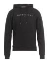 Tommy Jeans Man Sweatshirt Black Size Xs Cotton, Polyester