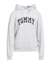 Tommy Jeans Man Sweatshirt Grey Size L Cotton