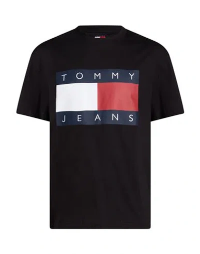 Tommy Jeans Man T-shirt Black Size L Cotton