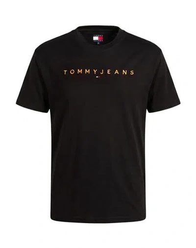 Tommy Jeans Man T-shirt Black Size L Cotton