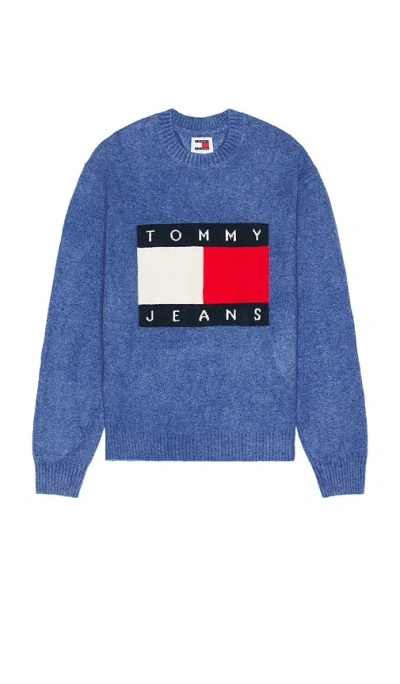 Tommy Jeans Strick Reg In Blue