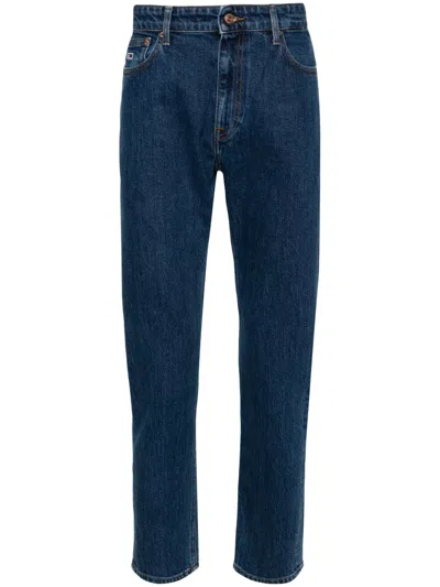 Tommy Jeans Mid-rise Tapered Jeans In Navy