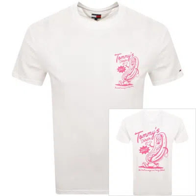Tommy Jeans Novelty Fair T Shirt White