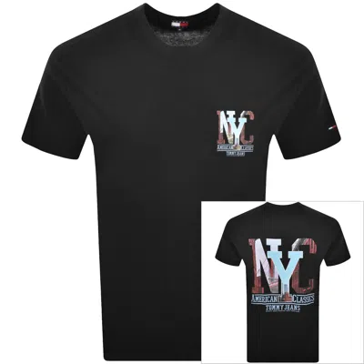 Tommy Jeans Novelty Graphic T Shirt Black