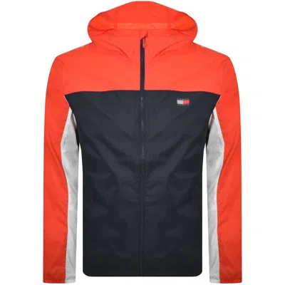 Tommy Jeans Outdoor Shell Jacket Navy In Multi