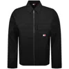 Tommy Jeans Padded Corduroy Overshirt Black In Black