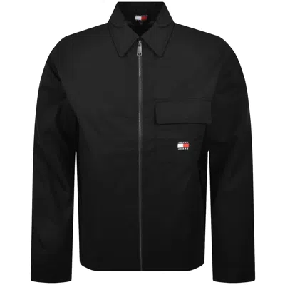 Tommy Jeans Padded Corduroy Overshirt Black