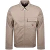 Tommy Jeans Padded Corduroy Overshirt Brown In Green