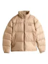 Tommy Jeans Padded Zip-fastening Jacket In Neutral