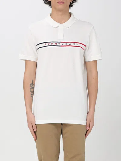 Tommy Jeans Polo Shirt  Men Color Ecru