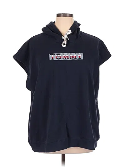 Pre-owned Tommy Jeans Poncho In Blue