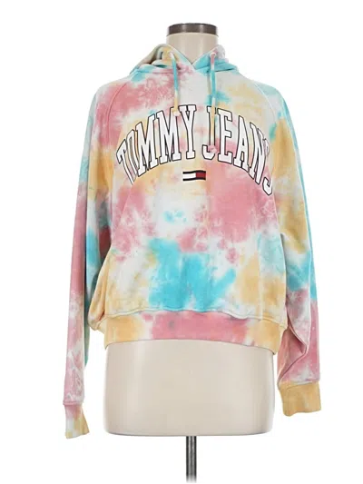 Pre-owned Tommy Jeans Pullover Hoodie In Blue