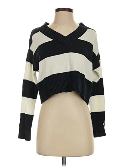 Pre-owned Tommy Jeans Pullover Sweater In Black