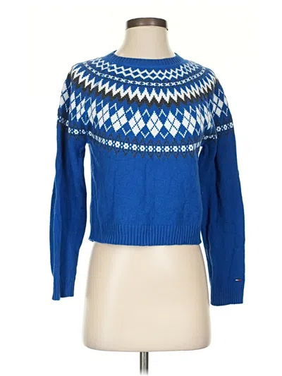 Pre-owned Tommy Jeans Pullover Sweater In Blue