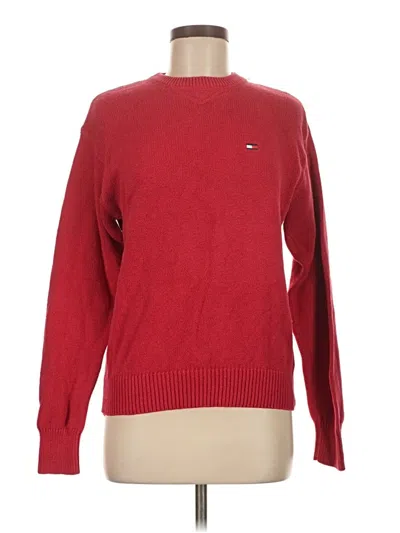 Pre-owned Tommy Jeans Pullover Sweater In Red