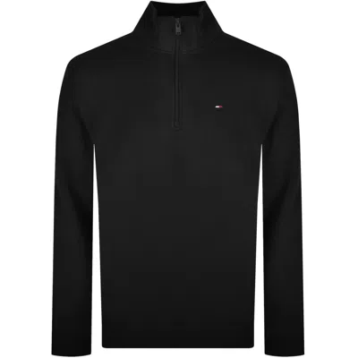 Tommy Jeans Quarter Zip Sweatshirt Black