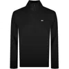 Tommy Jeans Quarter Zip Sweatshirt Black In Multi