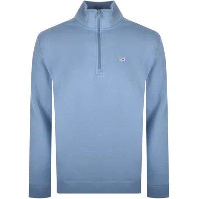 Tommy Hilfiger Half Zip Light Blue Tommy Jeans Quarter Zip