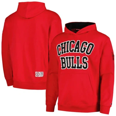 Tommy Jeans Red Chicago Bulls Greyson Pullover Hoodie