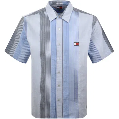 Tommy Jeans Relaxed Stripe Shirt Blue In Multi