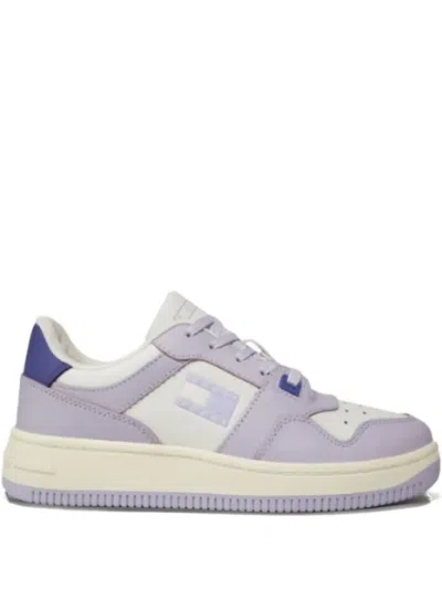 Tommy Jeans Retro Basket Sneakers In Purple