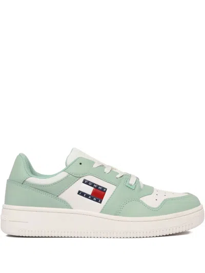 Tommy Jeans Retro Basket Sneakers In White