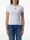 Tommy Jeans Ribbed T-shirt In White