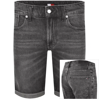 Tommy Jeans Ronnie Shorts Denim Black In Gray