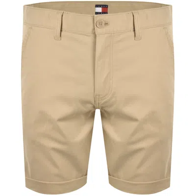Tommy Jeans Scanton Shorts Beige In Brown