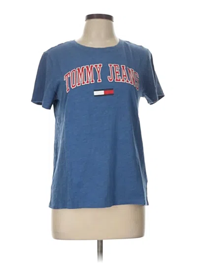 Pre-owned Tommy Jeans Short Sleeve T-shirt In Blue