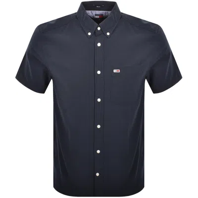 Tommy Jeans Short Sleeved Shirt Navy