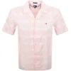 Tommy Jeans Short Sleeved Shirt Pink