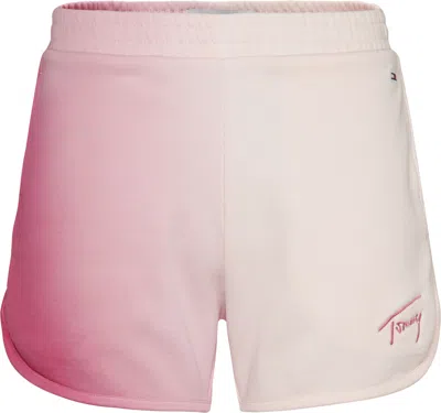 Tommy Jeans Shorts Pink In Multi