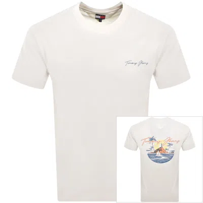 Tommy Jeans Sig Sailing T Shirt White