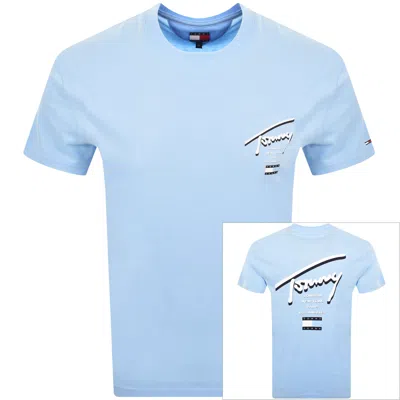 Tommy Jeans Signature City T Shirt Blue