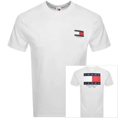 Tommy Jeans Signature Flag T Shirt White