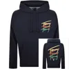 Tommy Jeans Signature Logo Hoodie Navy