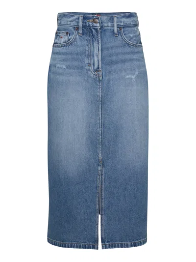 Tommy Jeans Skirts Blue In Multi