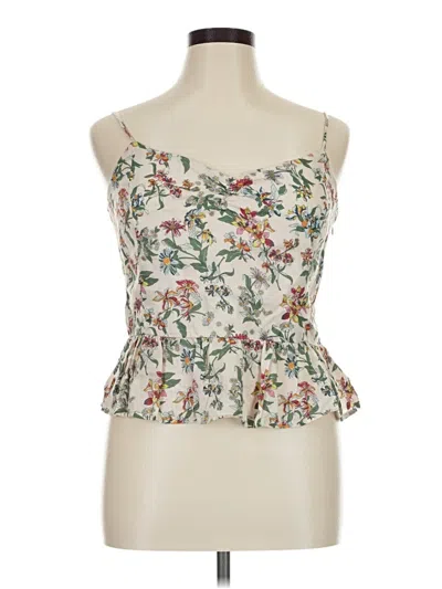Pre-owned Tommy Jeans Sleeveless Blouse In Ivory
