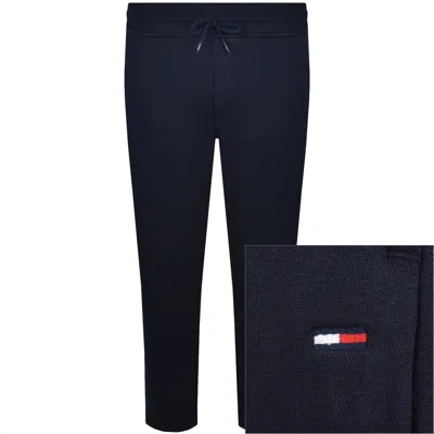 Tommy Jeans Slim Fit Badge Joggers Navy In Blue