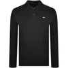 Tommy Jeans Slim Fit Polo T Shirt Black In Black