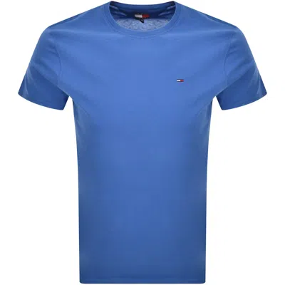 Tommy Jeans Slim Jersey T Shirt Blue