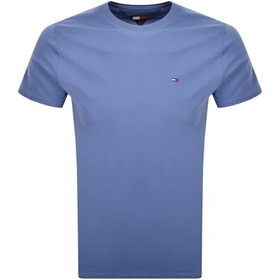 Tommy Jeans Slim Jersey T Shirt Blue