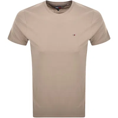 Tommy Jeans Slim Jersey T Shirt Brown