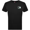 Tommy Jeans Slim Pop Flag Logo T Shirt Black