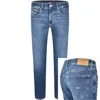 Tommy Jeans Slim Scanton Jeans Mid Wash Blue In Blue