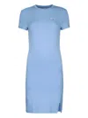 Tommy Jeans Slit Dress In Blue
