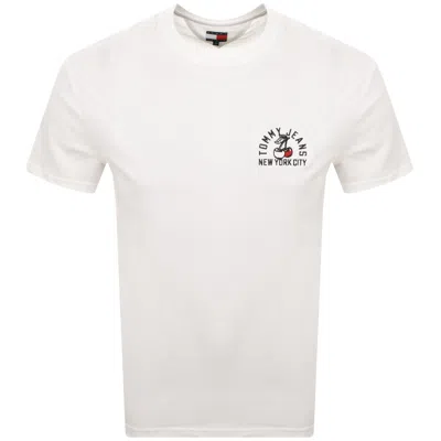 Tommy Jeans Small Motif T Shirt White