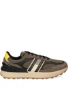 Tommy Jeans Suede Paneled Sneakers In Green